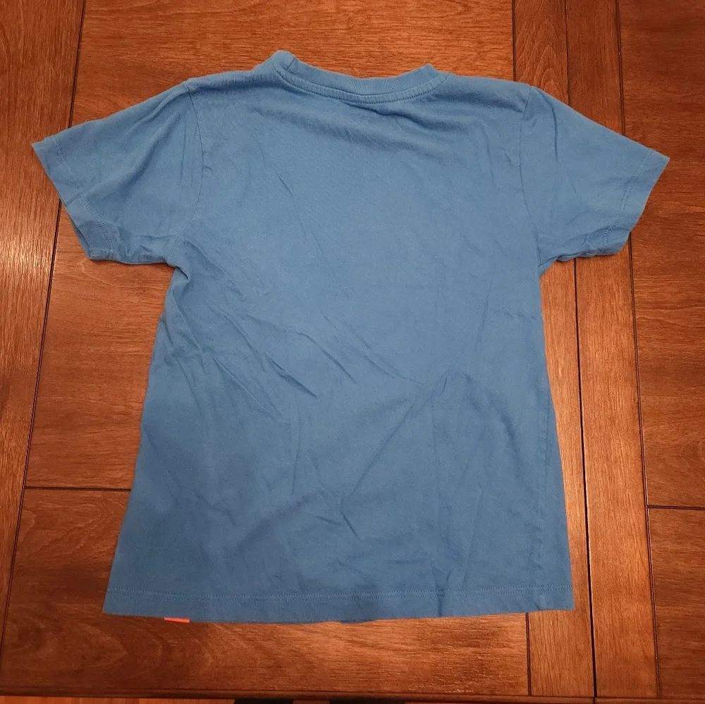 Free Planet Blue Tee with Sunset Print Boys Size 7 - Picture 5 of 5
